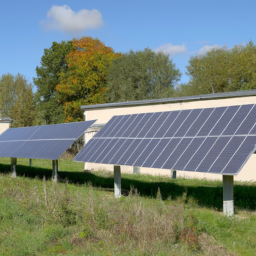 Intégration de panneaux photovoltaïques dans les toitures végétalisées Chasseneuil-du-Poitou
